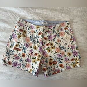 NWT Crown & Ivy Caroline 5” Twill Chino Shorts
